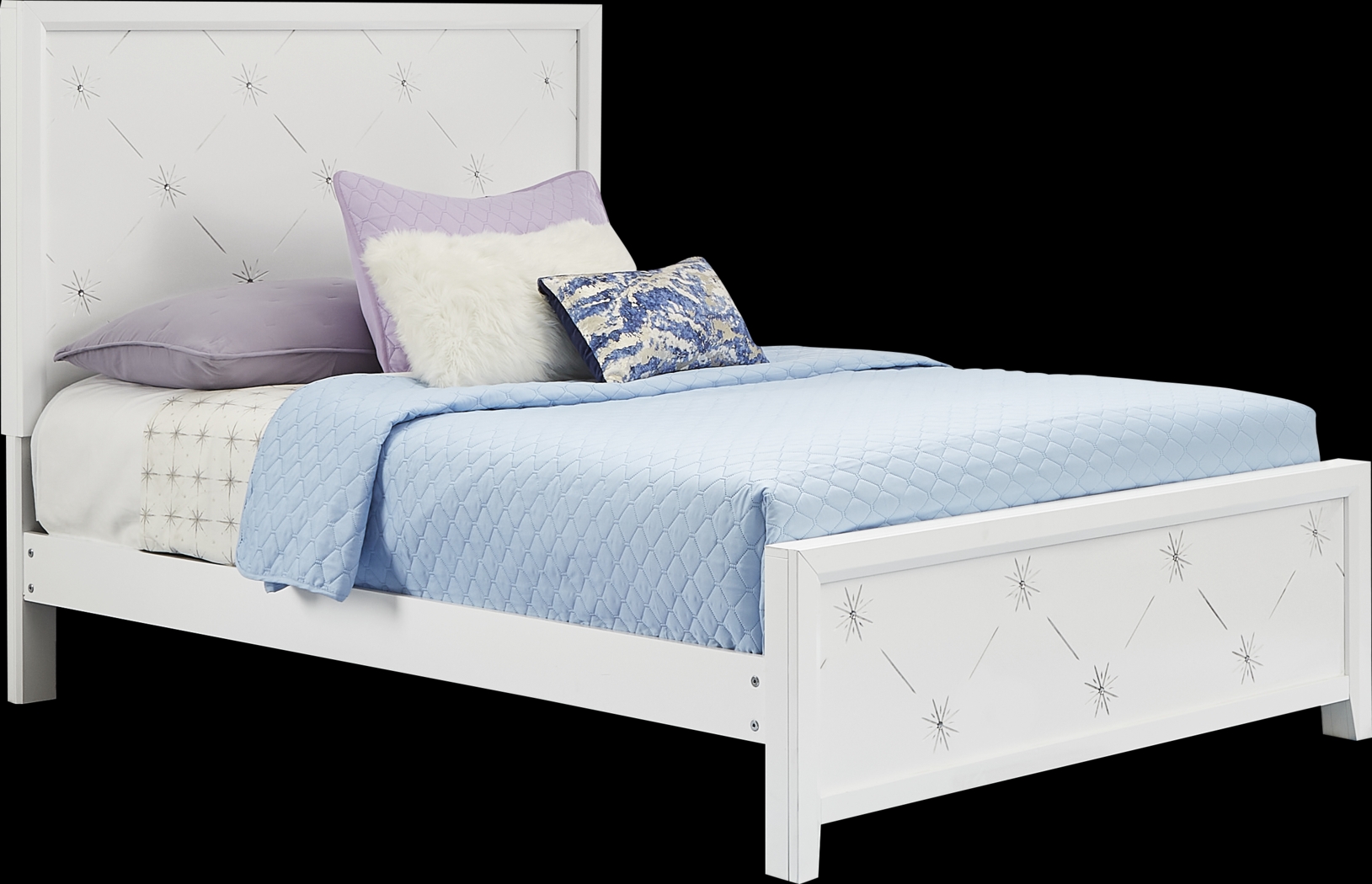 Disney Frozen Ice White 5 Pc Full Panel Bedroom - Thumbnail - Image 2