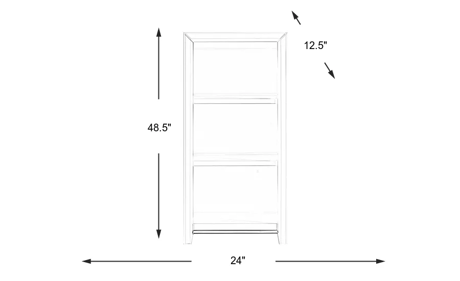 Dimension Image. Please refer to the Dimension Tab on this page for dimension details.