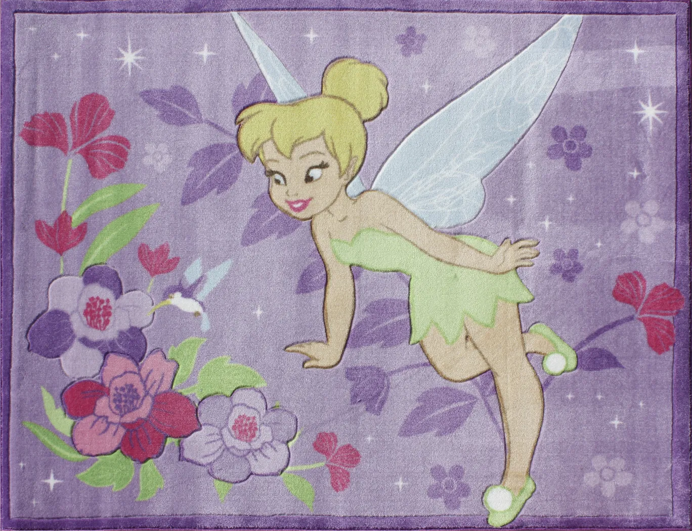 Disney Magic Tink Purple 4'3 x 5'3 Rug - Thumbnail - Image 1