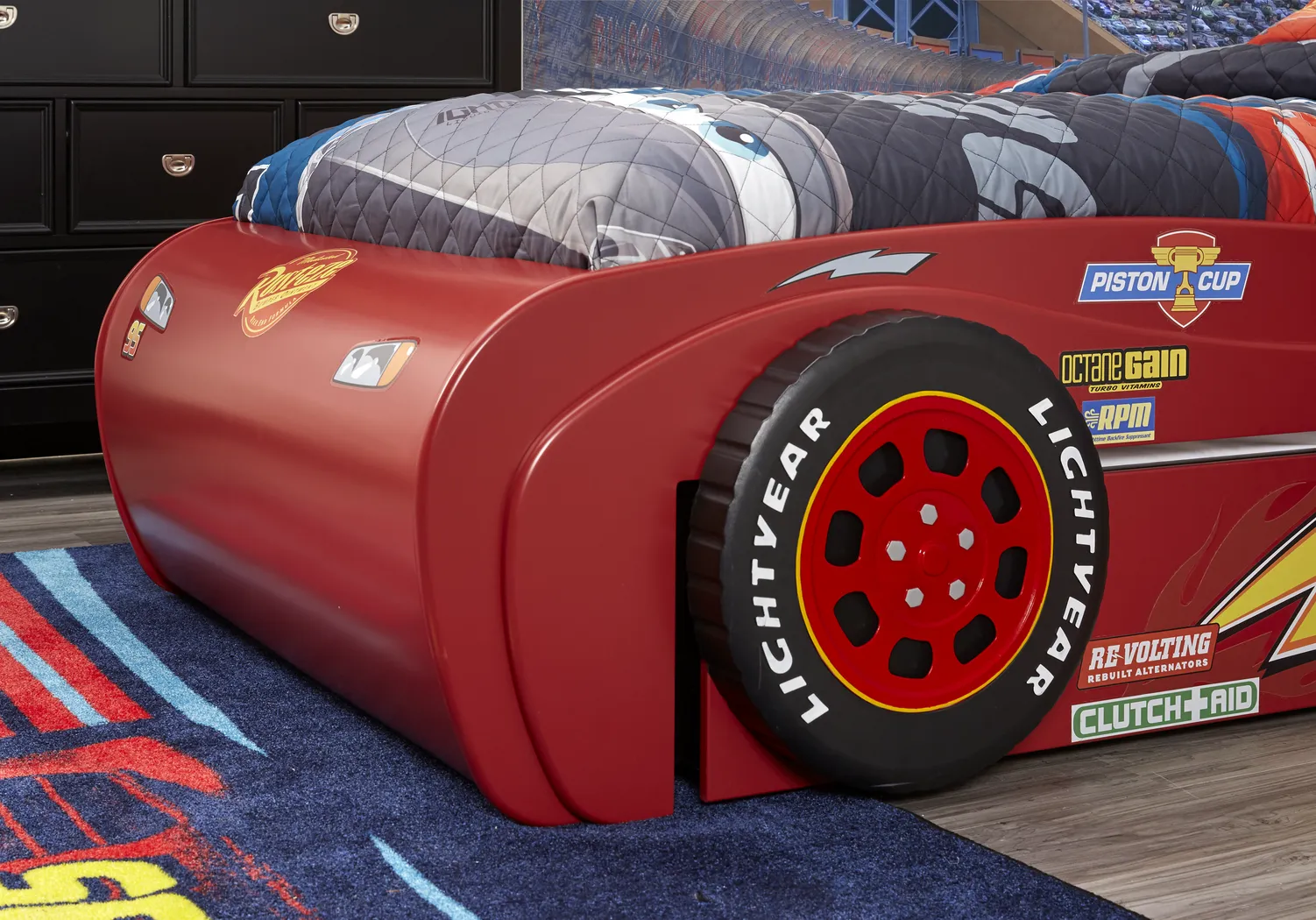 Disney/Pixar Cars Lightning McQueen™ Red 4 Pc Twin Bed w/Trundle - Thumbnail - Image 3