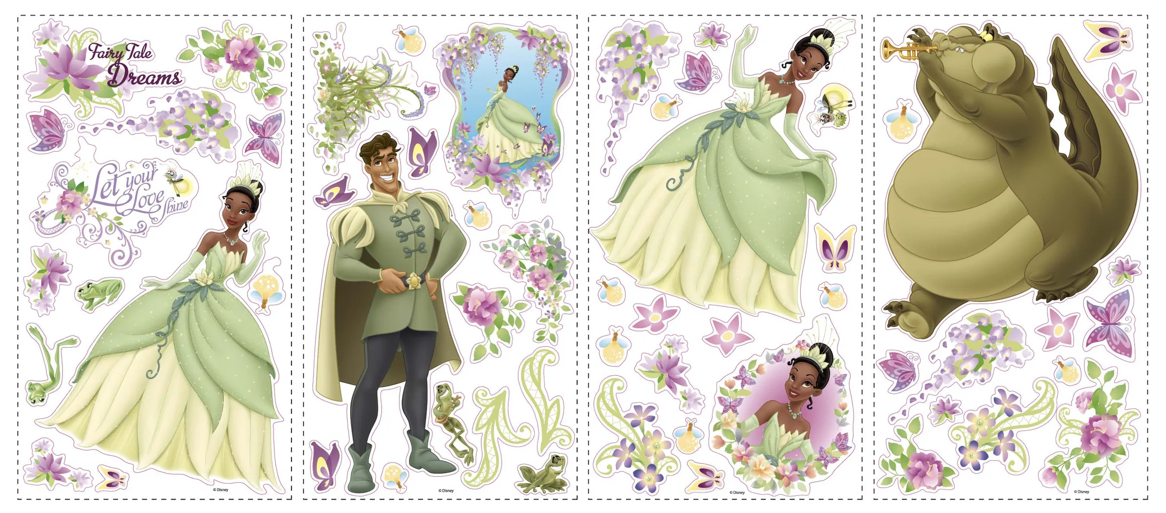 Disney Princess & The Frog Wall Decals - Thumbnail - Image 1