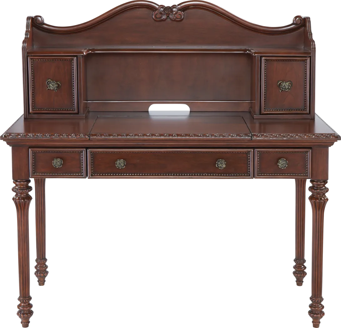 Disney Princess Cherry Desk w/Vanity Mirror & Hutch - Thumbnail - Image 1