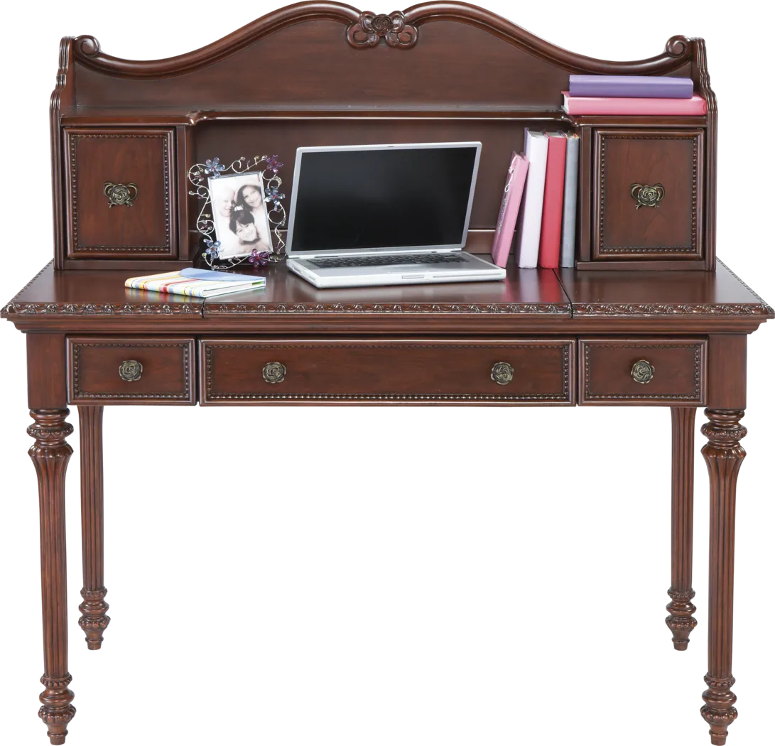 Disney Princess Cherry Desk w/Vanity Mirror & Hutch - Thumbnail - Image 2