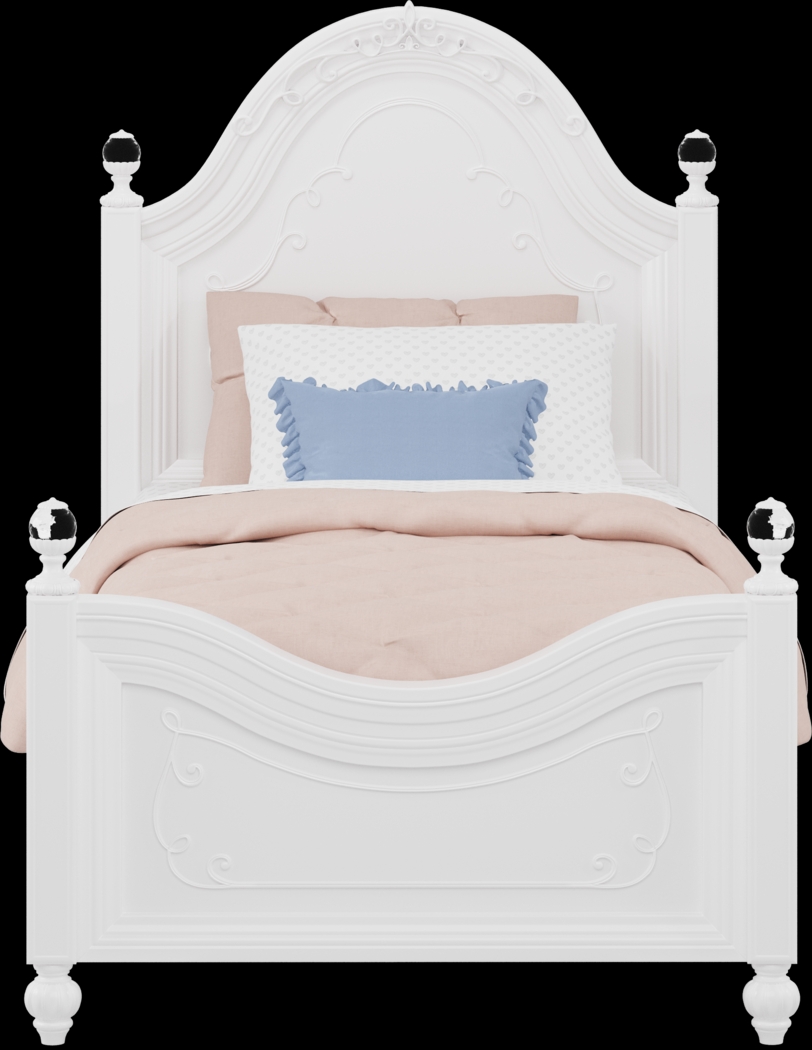Disney Princess White Twin Panel Bedroom - Thumbnail - Image 2