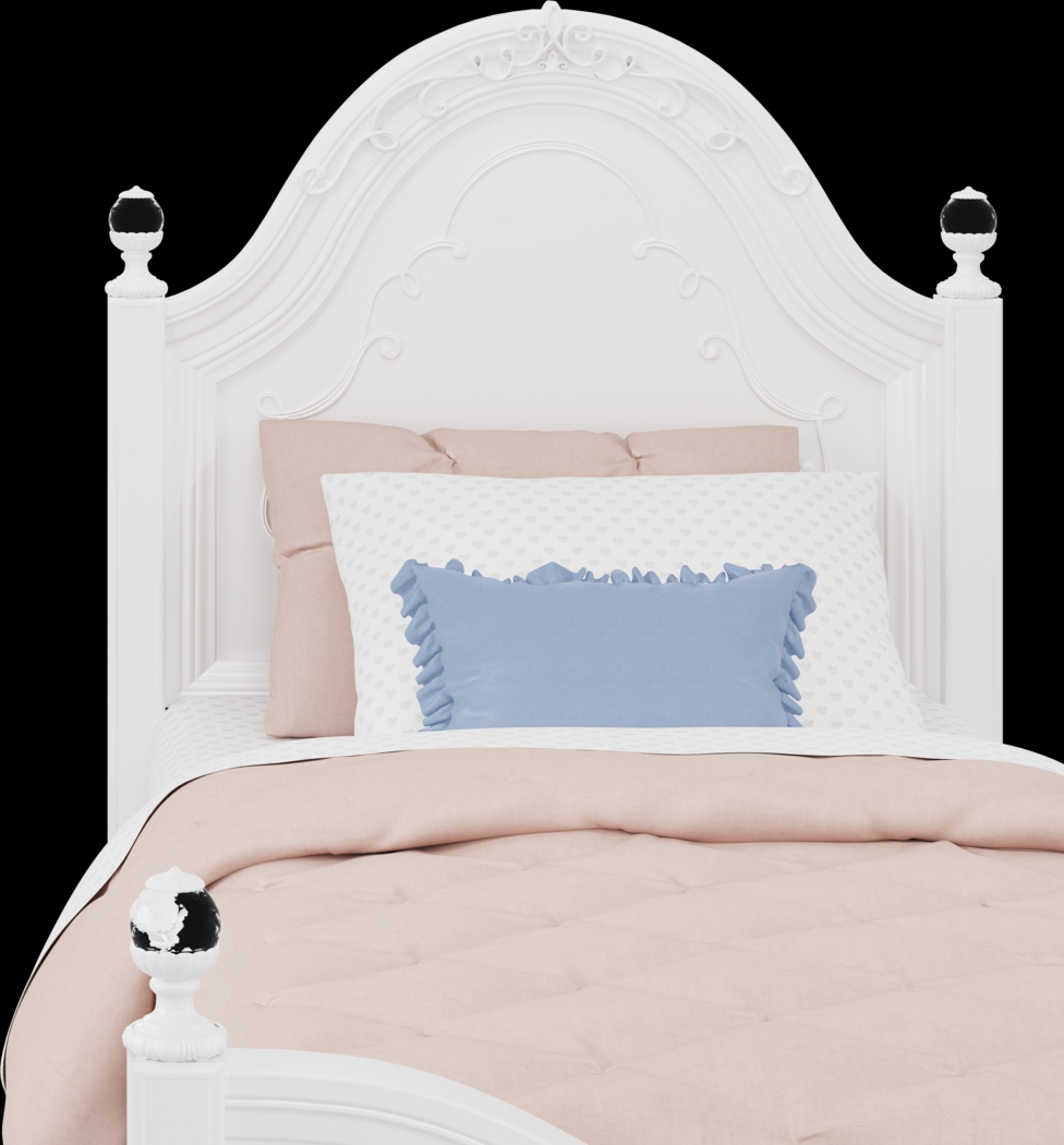 Disney Princess White Twin Panel Bedroom - Thumbnail - Image 5