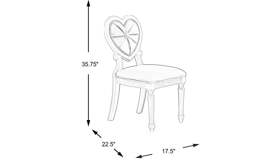 Dimension Image. Please refer to the Dimension Tab on this page for dimension details.