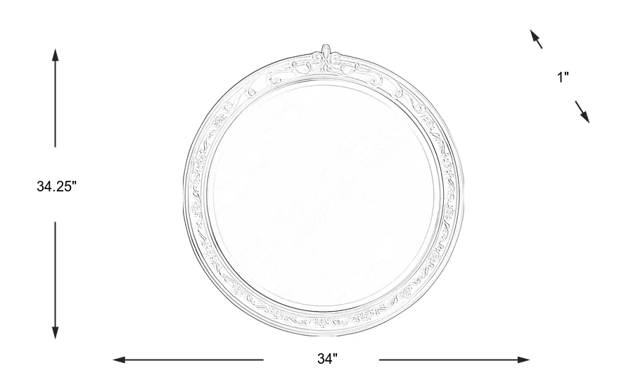 Dimension Image. Please refer to the Dimension Tab on this page for dimension details.
