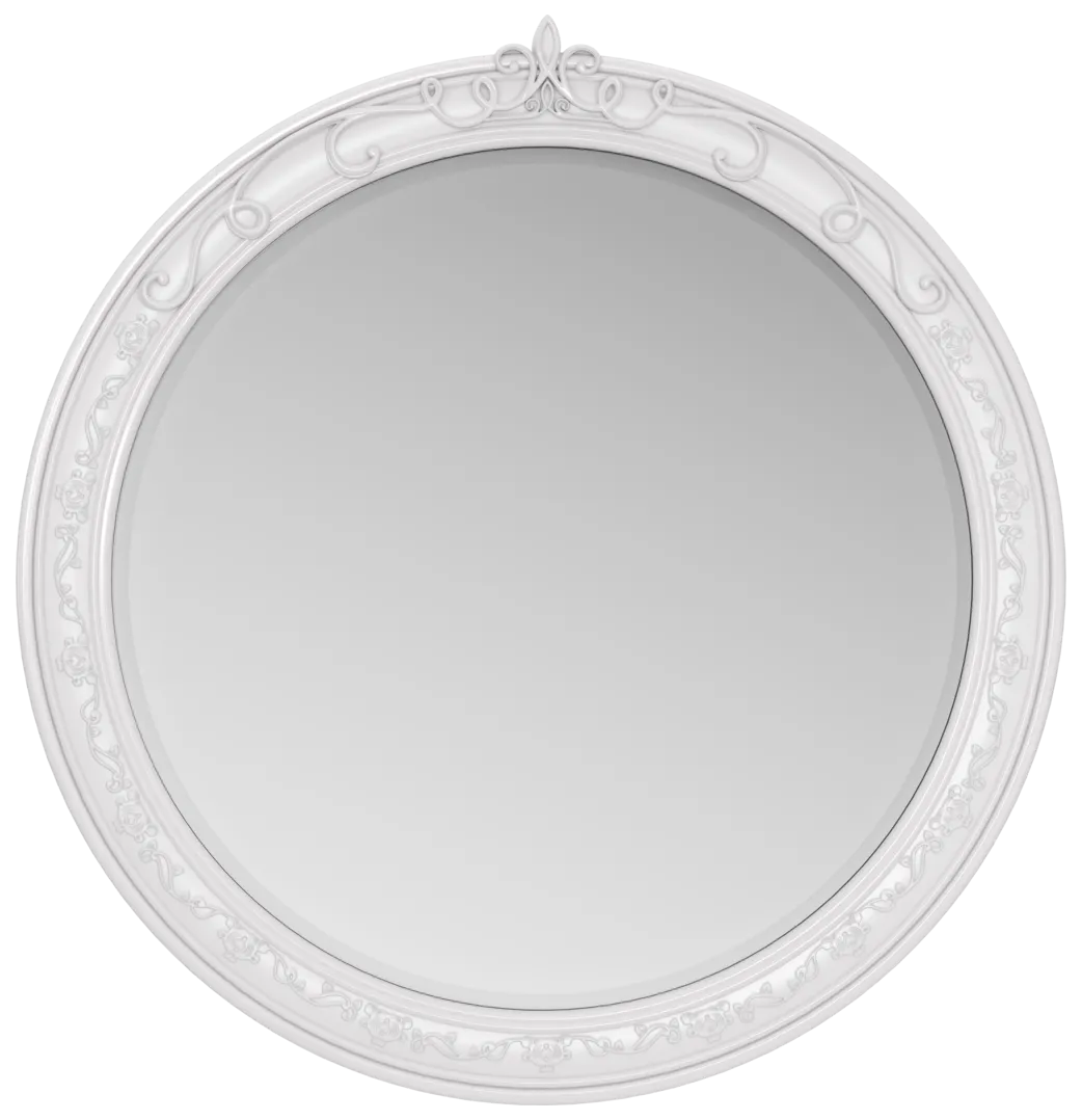 sparkle white mirror