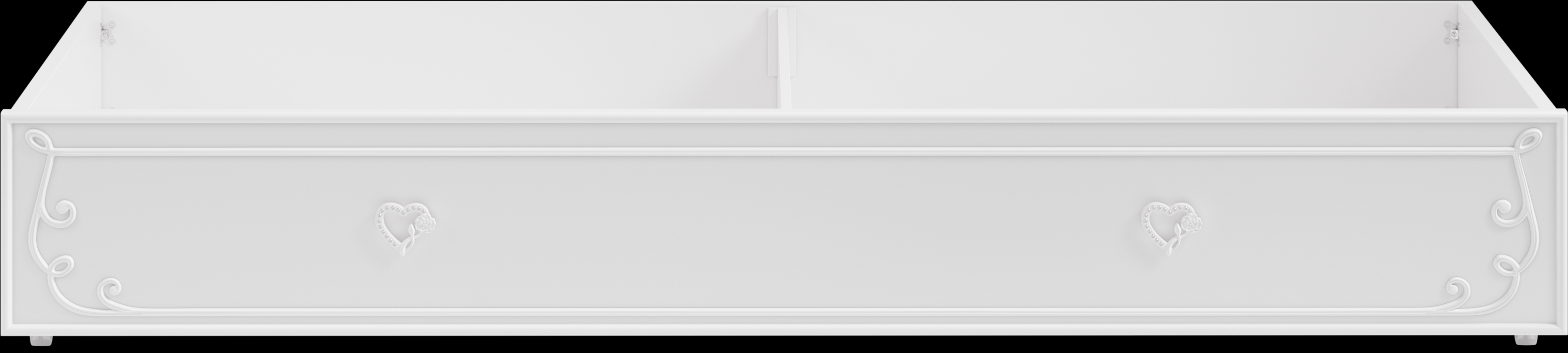 Disney Princess White Twin Storage Trundle - Thumbnail - Image 2