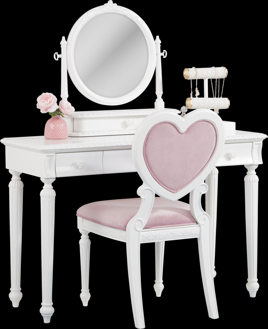 Disney Princess Dreamer White Vanity Set - Thumbnail - Image 1