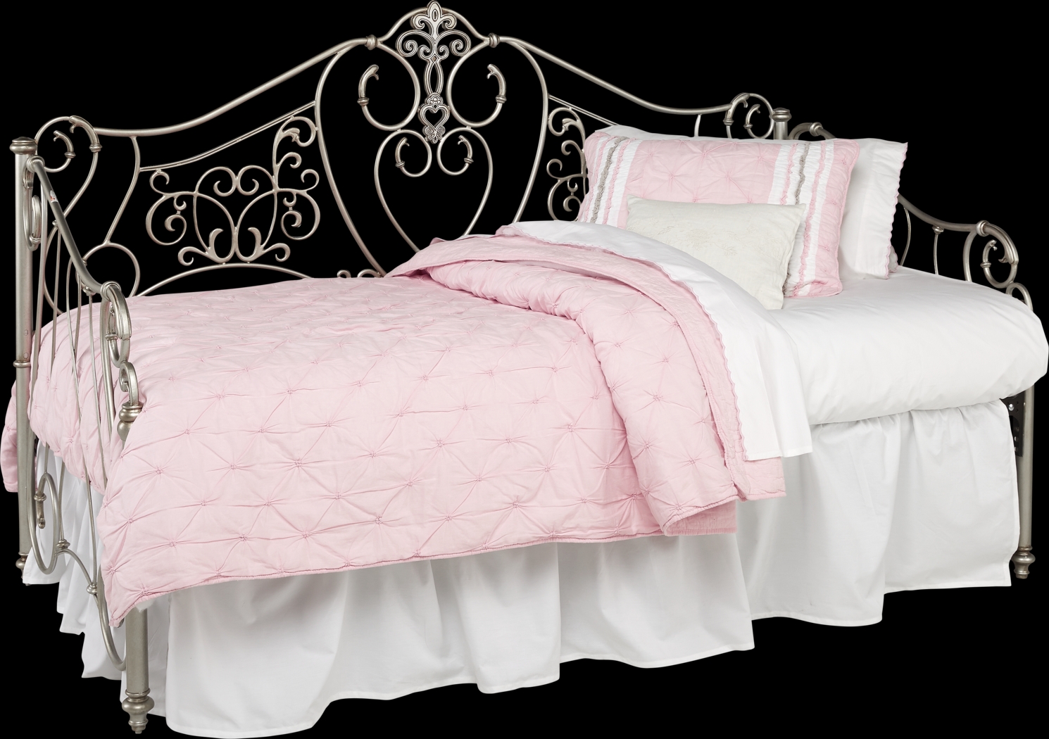 Disney Princess Enchanted Kingdom Iron 3 Pc Twin Daybed - Thumbnail - Image 1