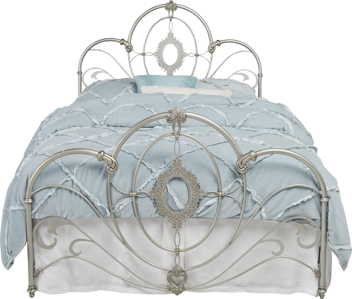 Disney Princess Enchanted Kingdom Iron 3 Pc Full Panel Bed - Thumbnail - Image 1