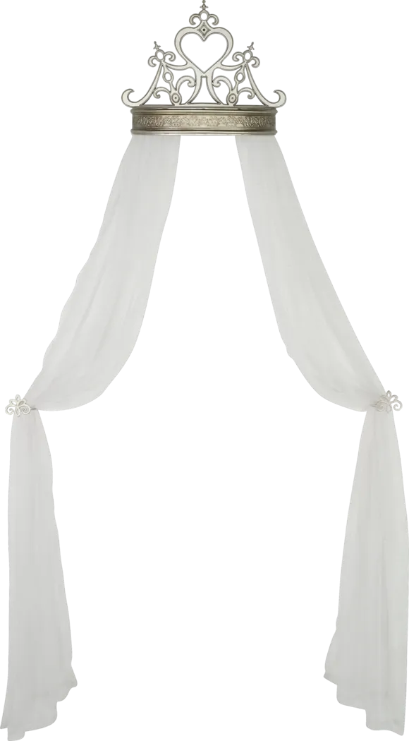 Disney Princess Enchanted Kingdom Iron Crown Canopy Set - Thumbnail - Image 1