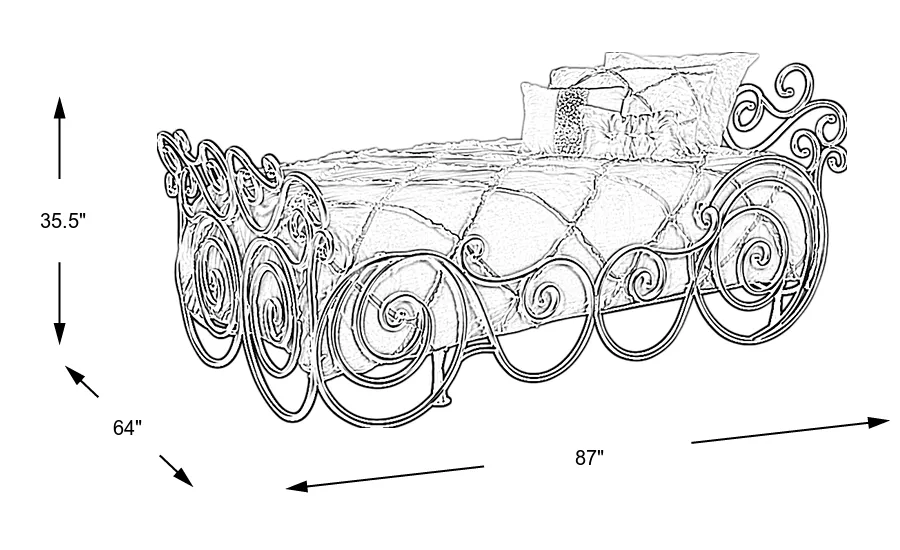 Dimension Image. Please refer to the Dimension Tab on this page for dimension details.
