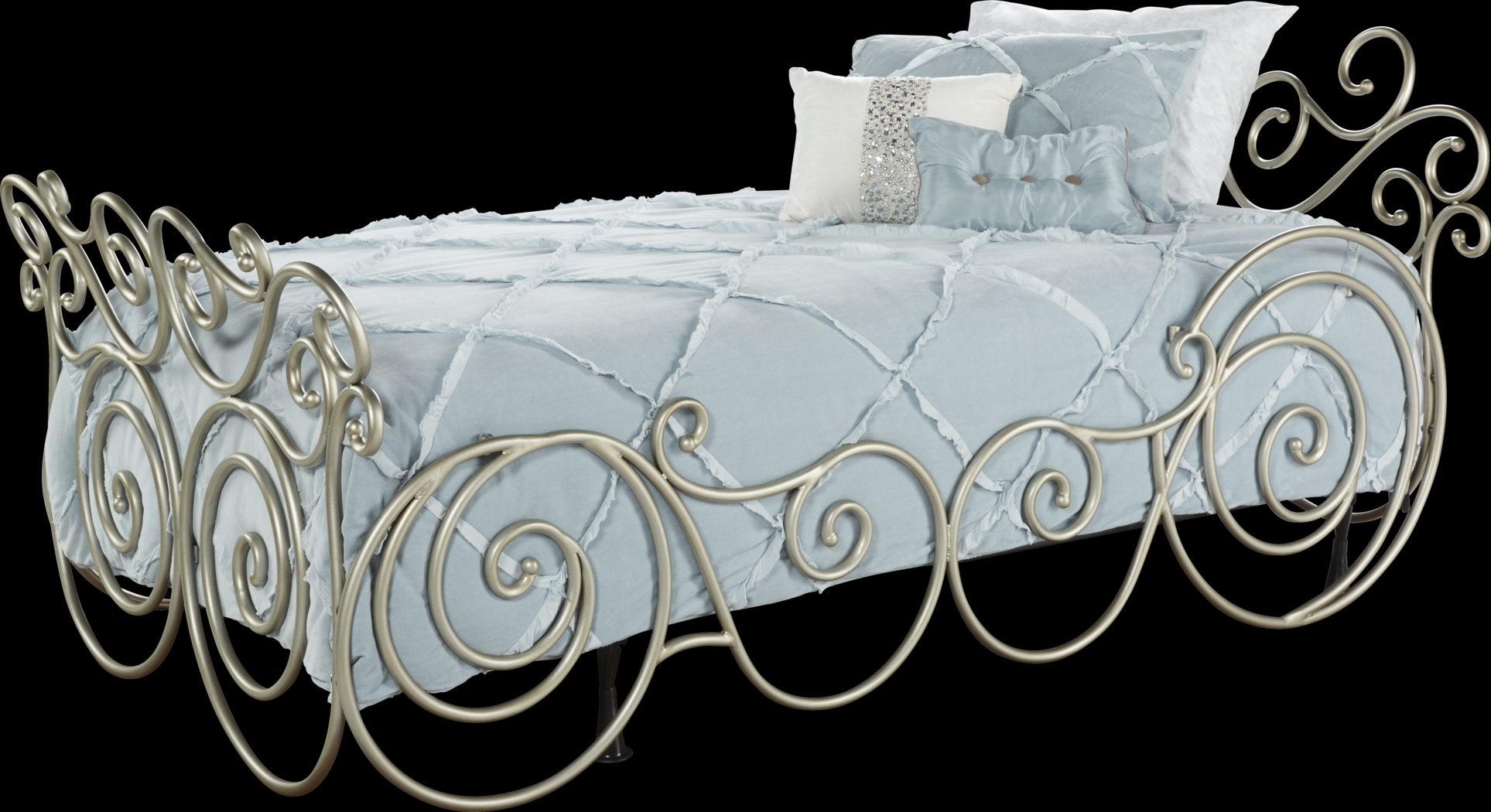 Disney Princess Fairytale Metal Twin Carriage Daybed - Thumbnail - Image 1