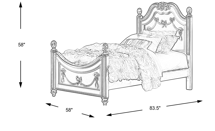 Dimension Image. Please refer to the Dimension Tab on this page for dimension details.