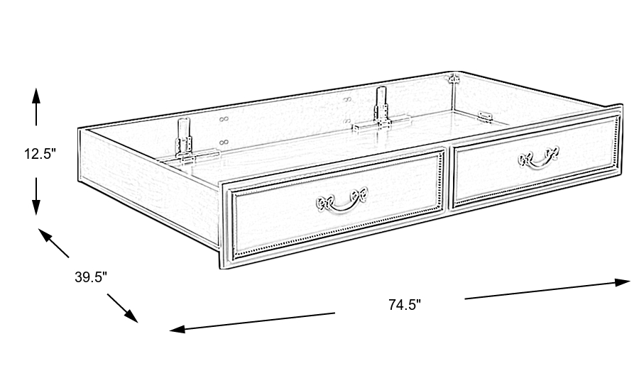 Dimension Image. Please refer to the Dimension Tab on this page for dimension details.