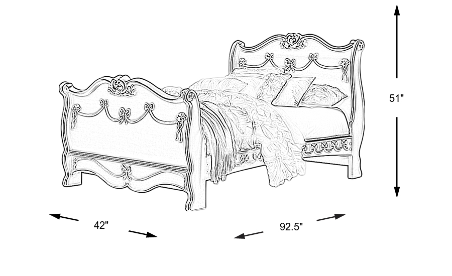Dimension Image. Please refer to the Dimension Tab on this page for dimension details.