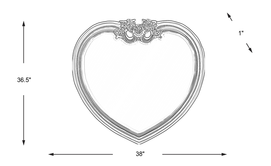 Dimension Image. Please refer to the Dimension Tab on this page for dimension details.