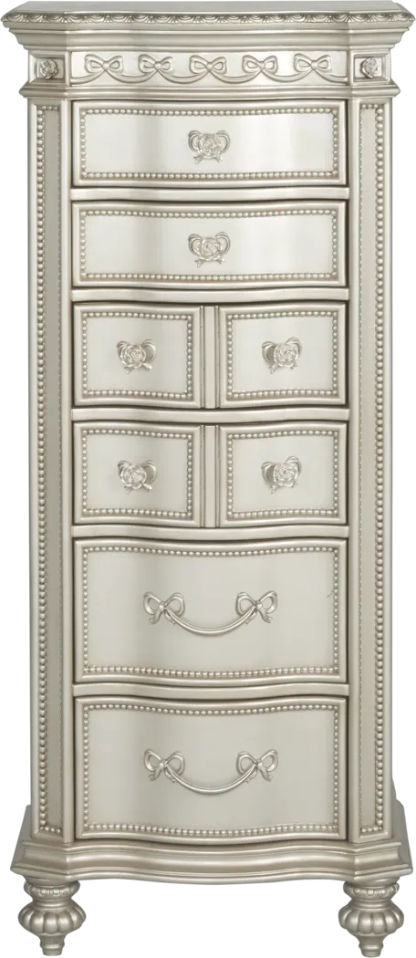 Disney Princess Fairytale Silver Tall Chest - Thumbnail - Image 1