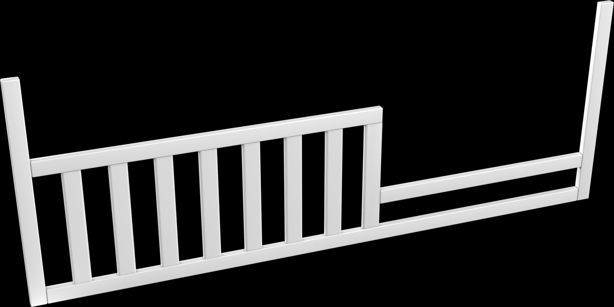 Disney Princess Fairytale White 5 Pc Nursery with Toddler Rails - Thumbnail - Image 9