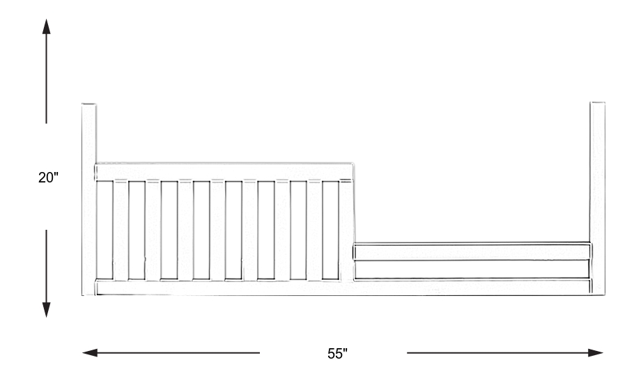 Dimension Image. Please refer to the Dimension Tab on this page for dimension details.