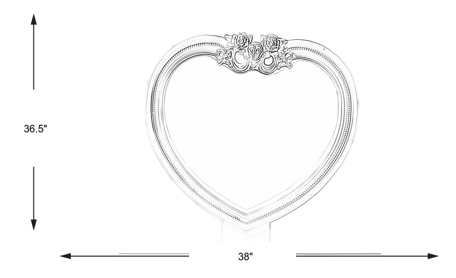 Dimension Image. Please refer to the Dimension Tab on this page for dimension details.