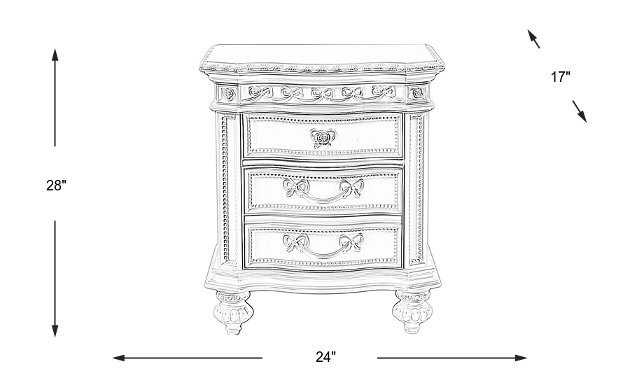 Dimension Image. Please refer to the Dimension Tab on this page for dimension details.