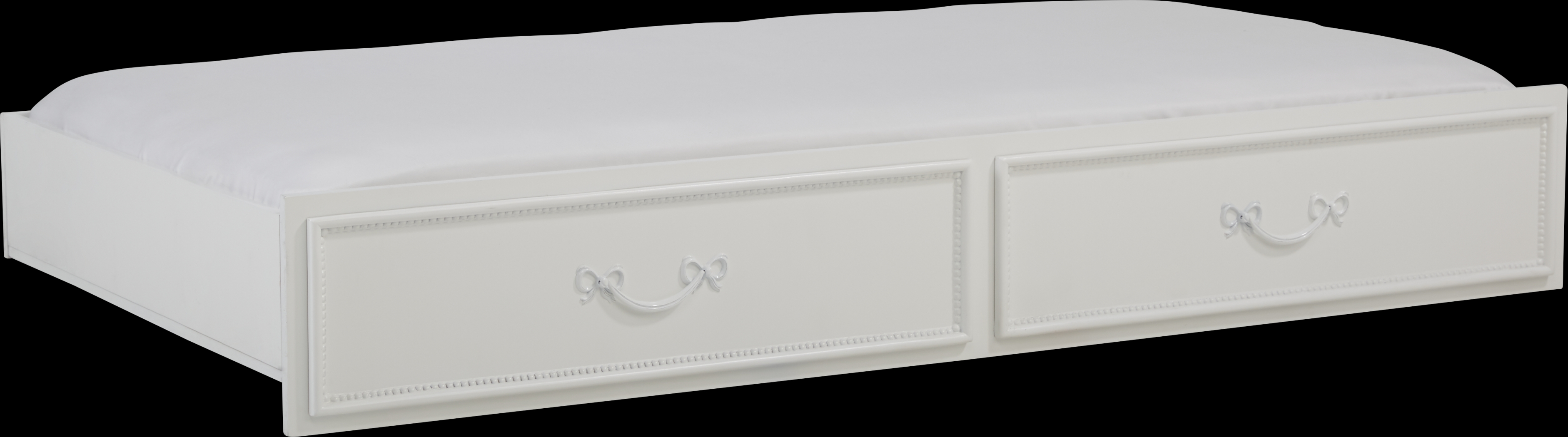 Disney Princess Fairytale White Twin Storage Trundle - Thumbnail - Image 1