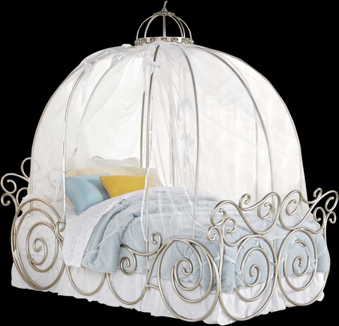 Disney Princess Metal 4 Pc Full Carriage Bed - Thumbnail - Image 1