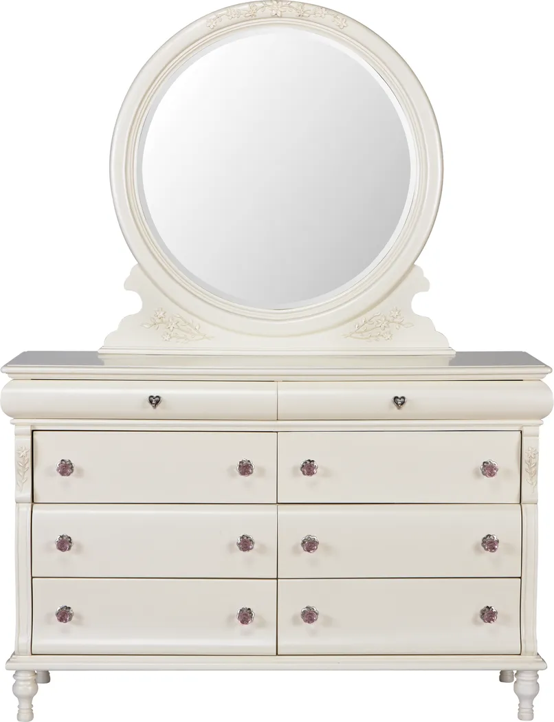 Disney Princess Pearl Dresser Mirror Set - Thumbnail - Image 1