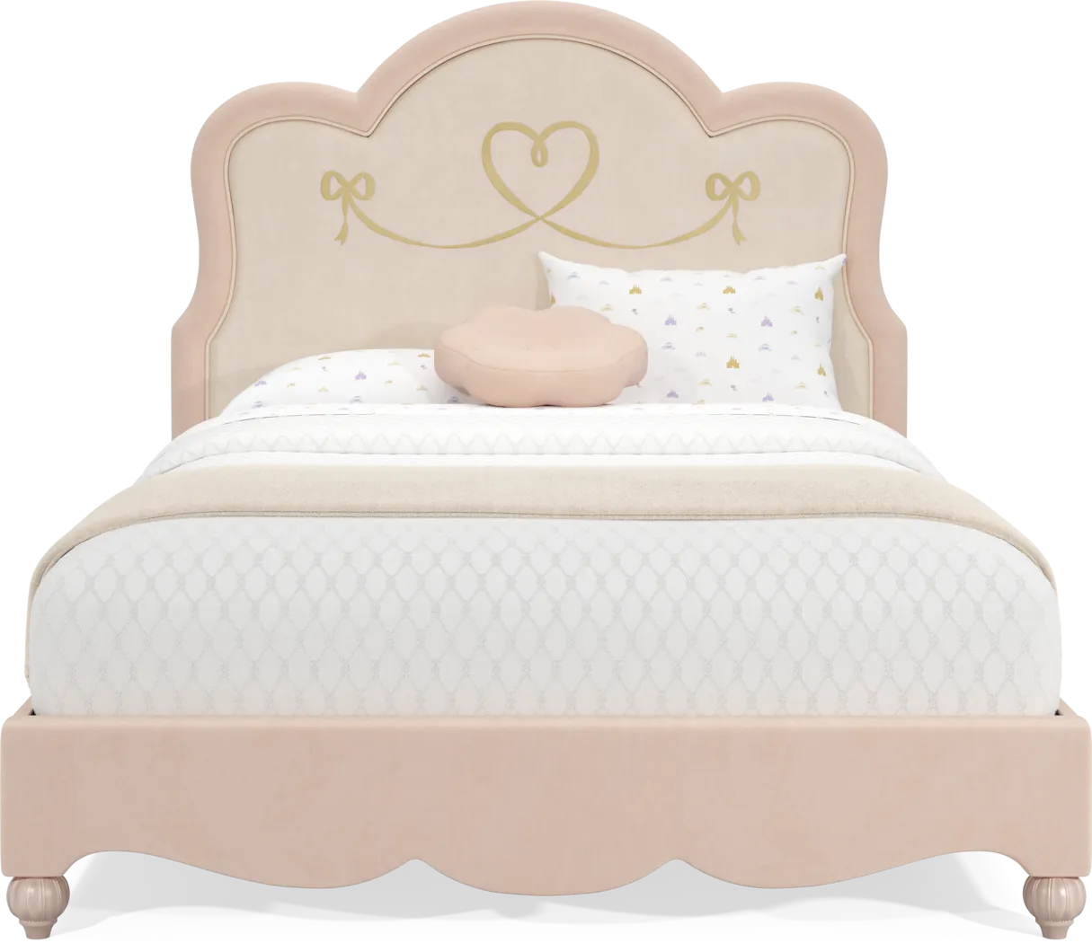 Disney Princess Pink Full Upholstered Bed - Thumbnail - Image 3