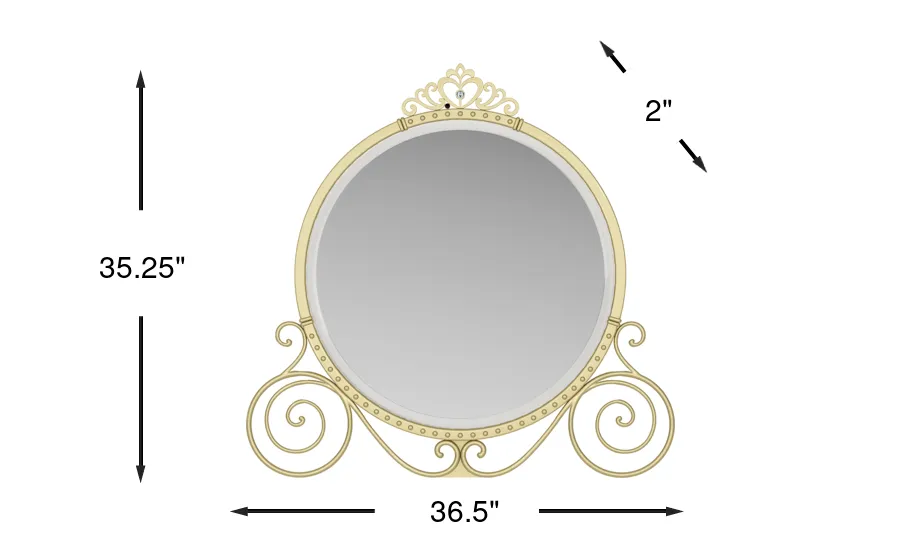 Dimension Image. Please refer to the Dimension Tab on this page for dimension details.