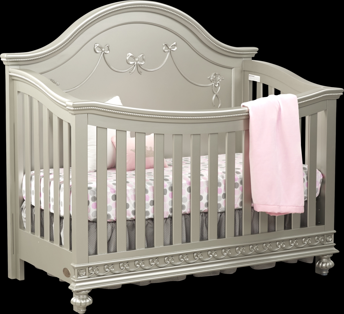 Disney Princess Silver Crib - Thumbnail - Image 1