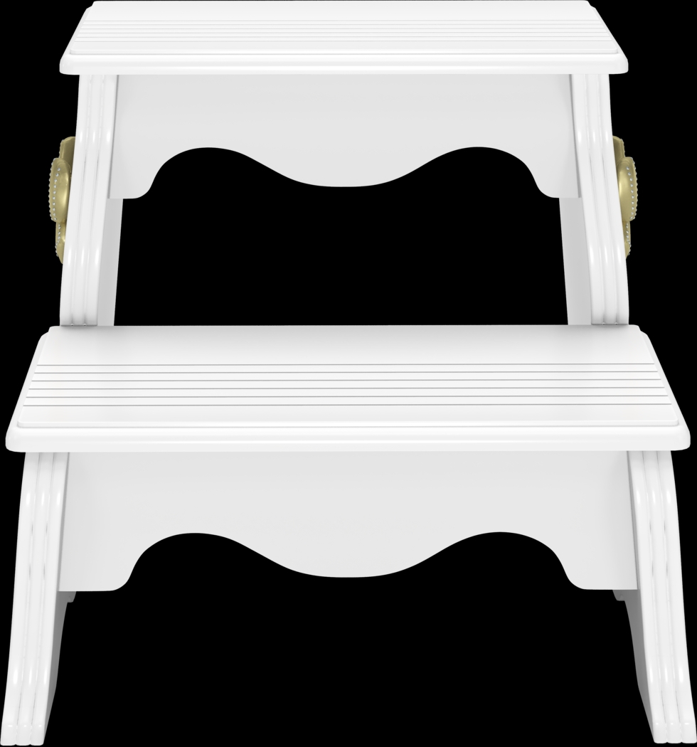 Disney Princess Sparkle White Bed Step Stool - Thumbnail - Image 2