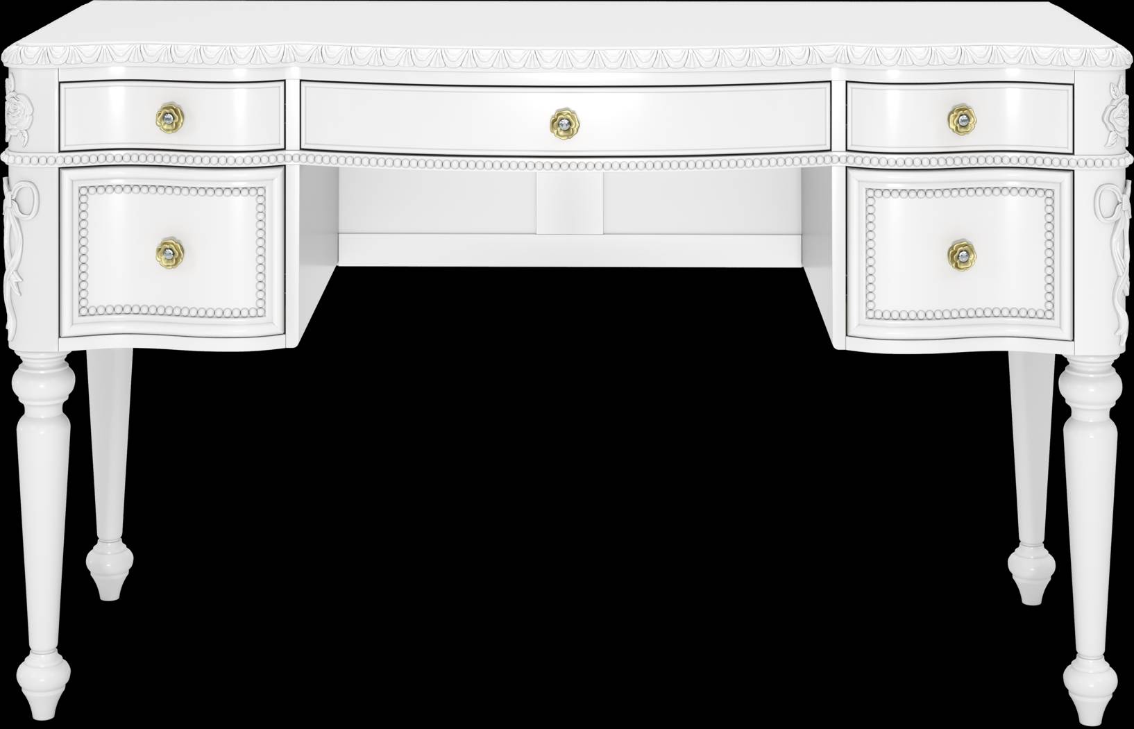 Disney Princess Sparkle White Full Upholstered Panel Bedroom - Thumbnail - Image 6