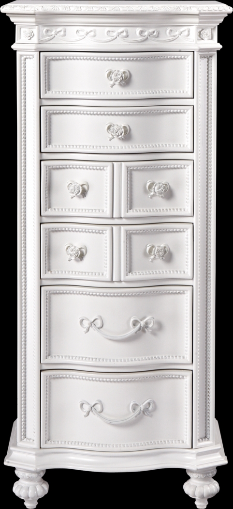 Disney Princess White Tall Chest - Thumbnail - Image 1