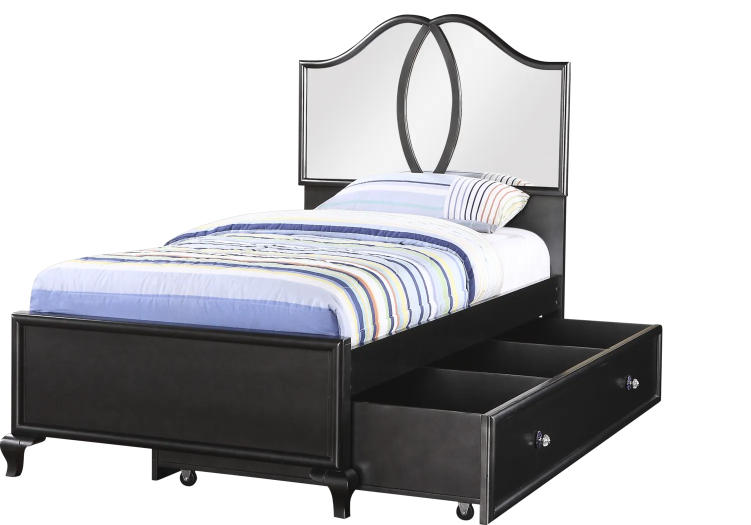 Disney Shake It Up Black 3 Pc Twin Oval Bed - Thumbnail - Image 2