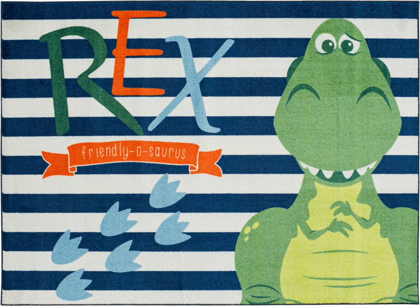Disney Toy Story Rex Navy 3'4 x 5' Rug - Thumbnail - Image 1