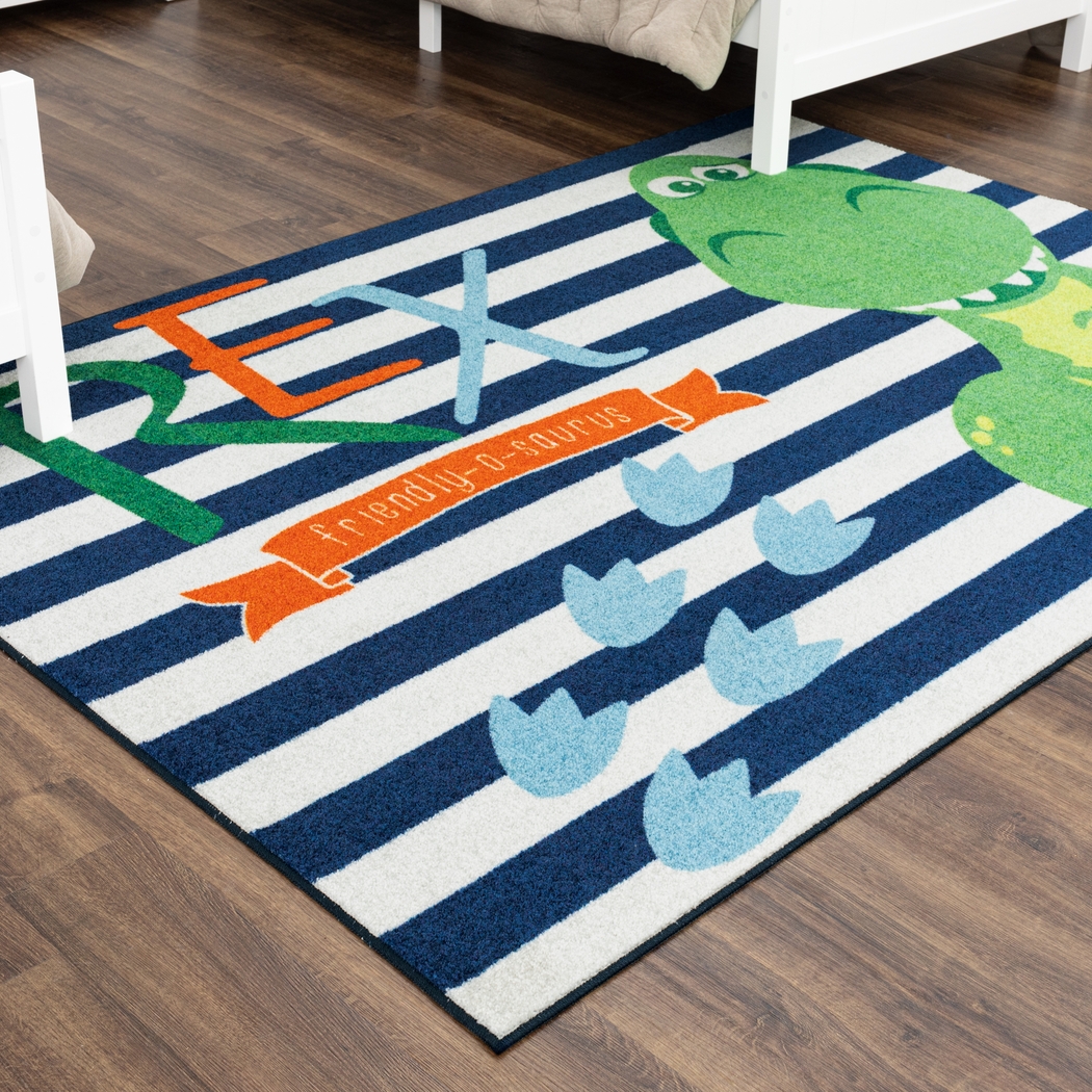 Disney Toy Story Rex Navy 5' x 7' Rug - Thumbnail - Image 3