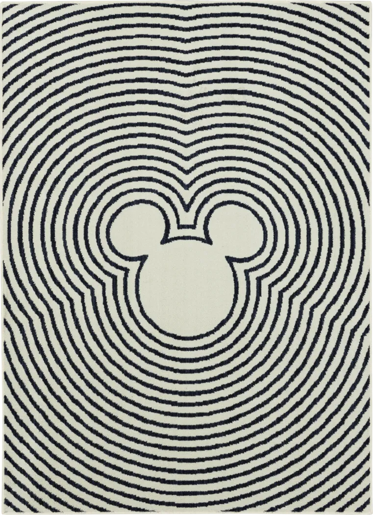 Disney's Mickey Echo Blue 3'6 x 5' Rug - Thumbnail - Image 1