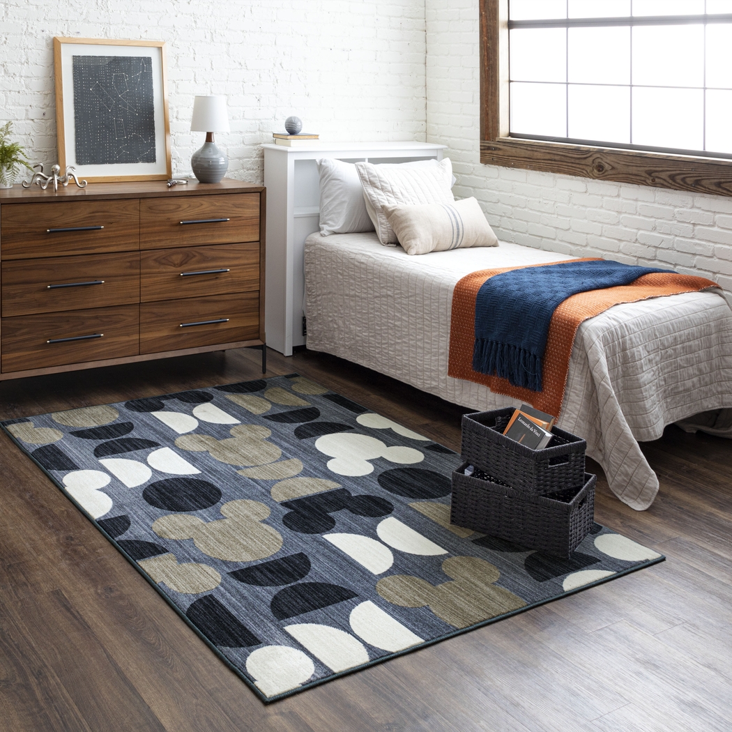 Disney's Mickey Mid-Mod Gray 8' x 10' Rug - Thumbnail - Image 2