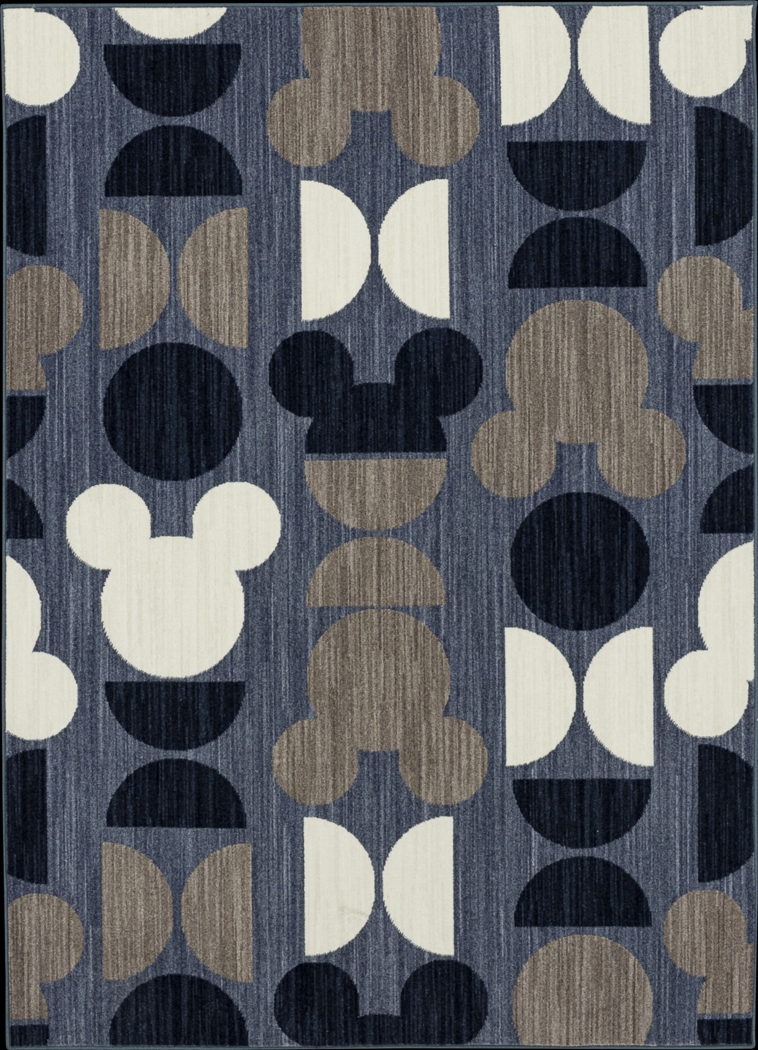 Disney's Mickey Mid-Mod Gray 8' x 10' Rug - Thumbnail - Image 1