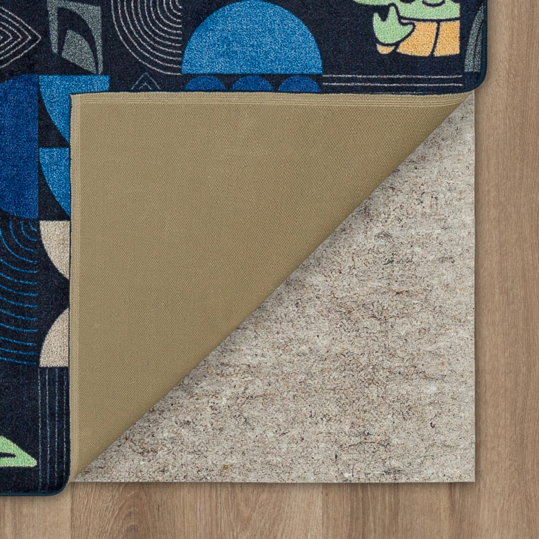 Kids Star Wars Grogu Mid Mod Navy 8' x 10' Rug - Thumbnail - Image 4
