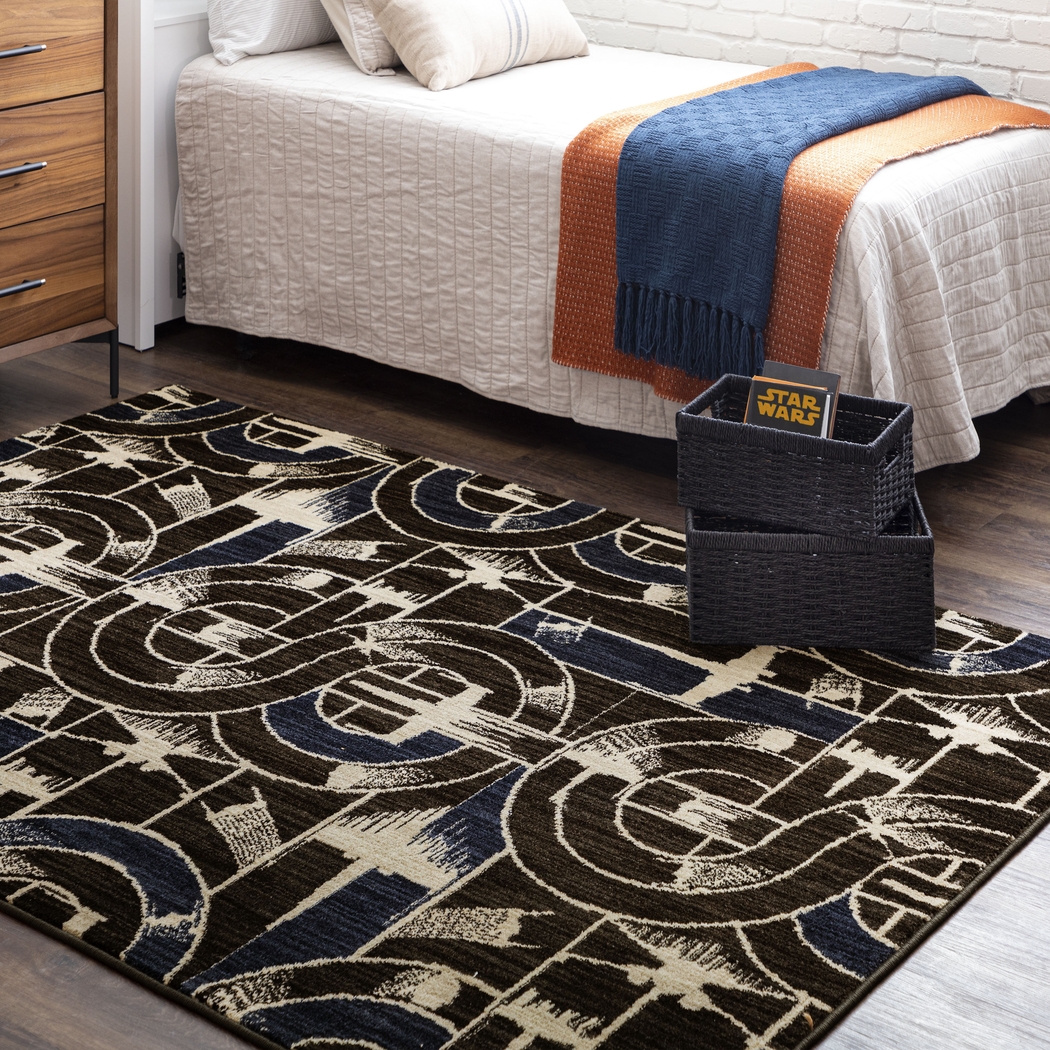 Kids Star Wars Intergalactic Raceway Gray 8' x 10' Rug - Thumbnail - Image 9