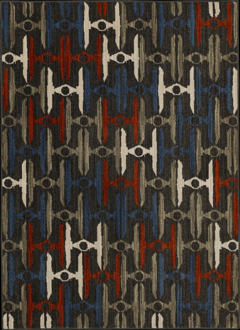 Kids Star Wars Intergalactic TIE Fighters Multi 3'6 x 5' Rug - Thumbnail - Image 1