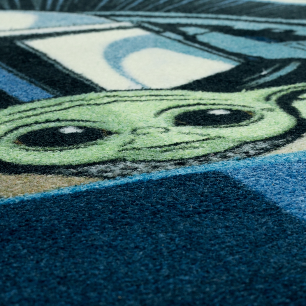 Kids Star Wars Ready For Adventure Blue 5' Round Rug - Thumbnail - Image 5