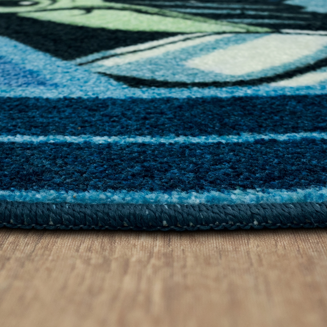 Kids Star Wars Ready For Adventure Blue 5' Round Rug - Thumbnail - Image 7