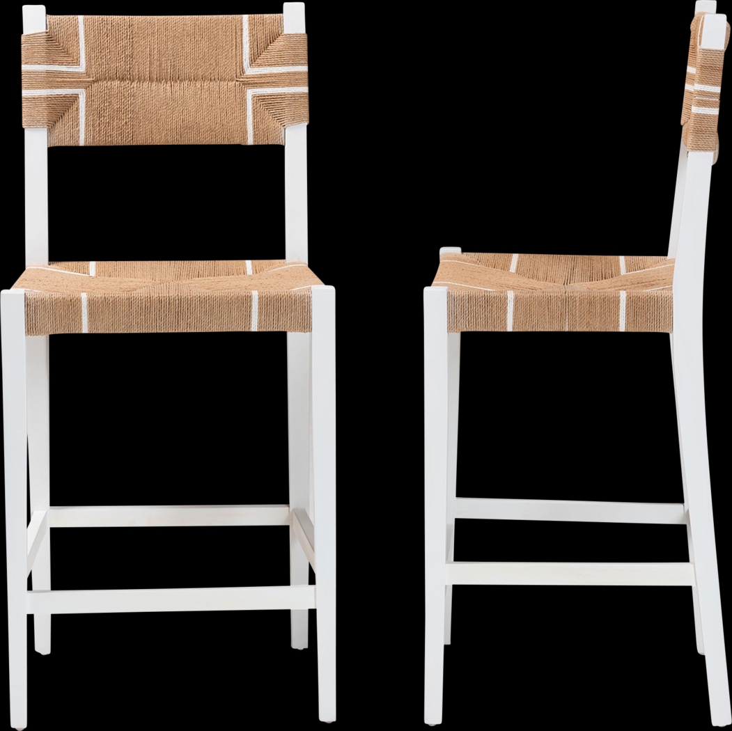 Disston Brown Barstool, Set of 2 - Thumbnail - Image 3