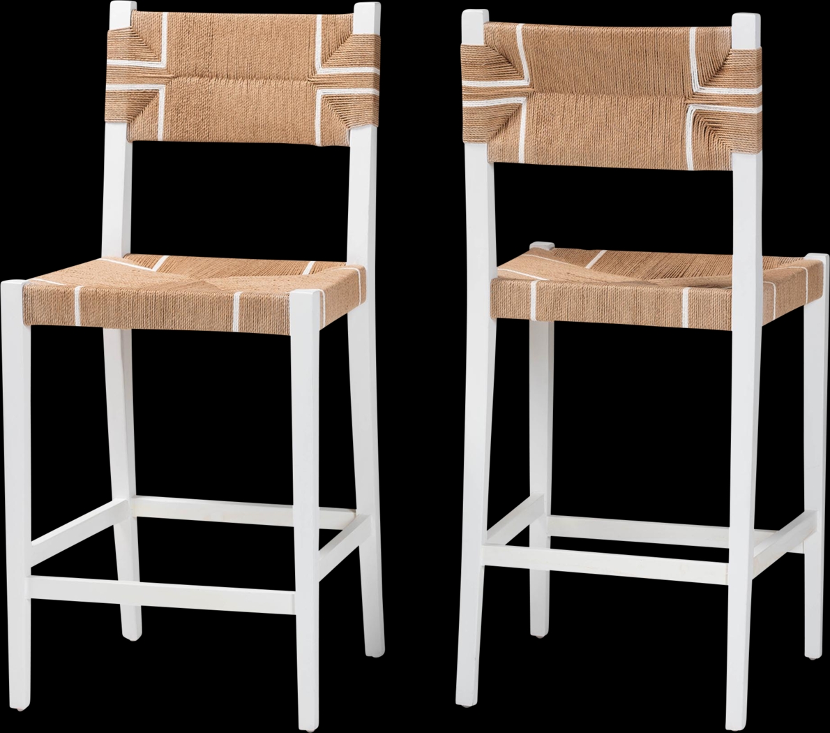 Disston Brown Barstool, Set of 2 - Thumbnail - Image 1